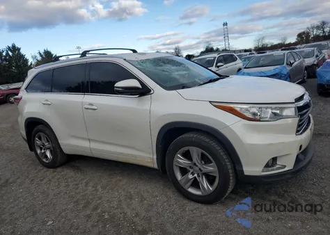 2015 Toyota Highlander Limited из США, поврежденный, VIN 5TDDKRFH0FS211489
